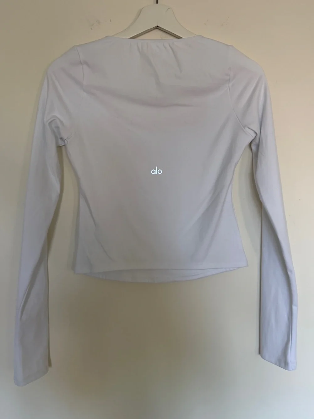 ALO Softsculpt Precision Long Sleeve in White - Small